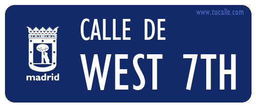 cartel_de_calle-de-West 7th_en_madrid